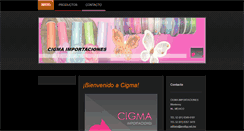 Desktop Screenshot of cigma.com.mx